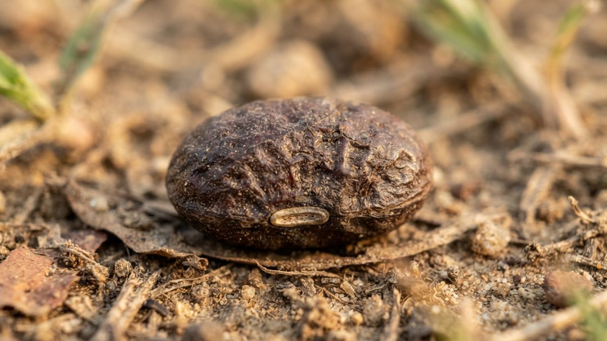 casca dura de semente de leguminosa