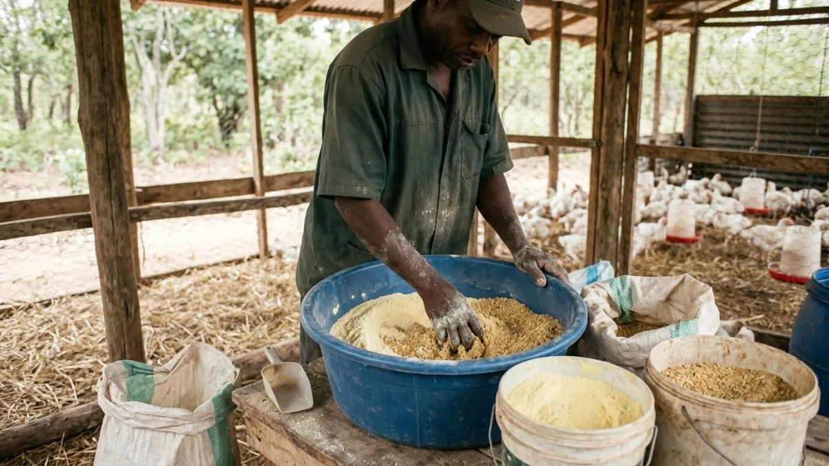 Como Produzir Ração para Frangos de Corte em Moçambique