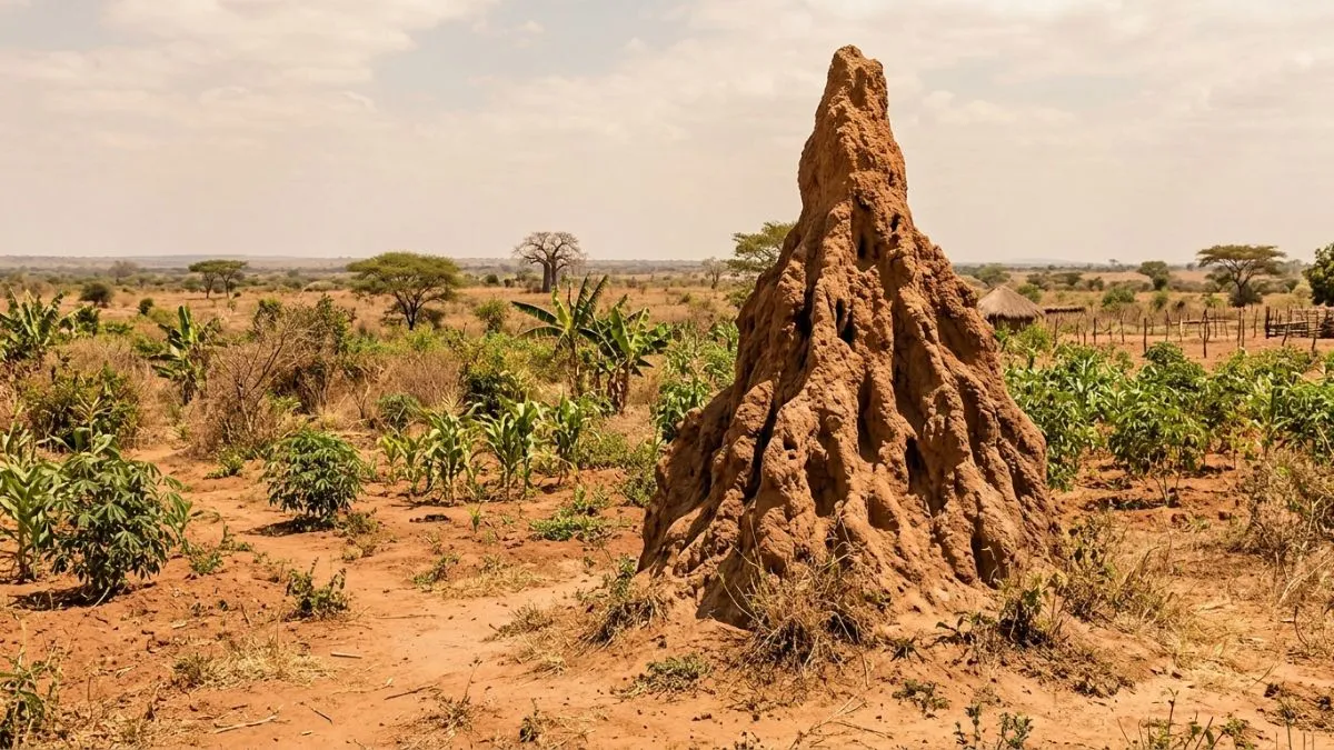 Termiteiros: o que estas estruturas revelam sobre a fertilidade do solo?